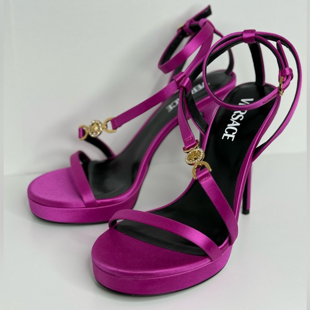 Versace Strappy Heels - Picture 8 of 9